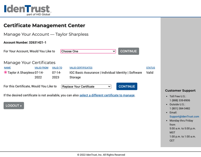 How to Purchase, Download and Upload Your IdenTrust Certificate (MacOS ...